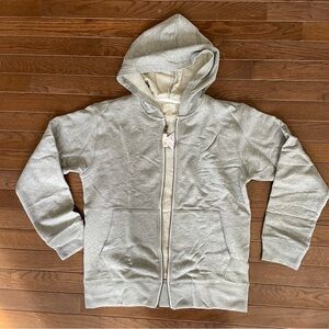 Kids Gray French Terry Hoodie Jacket